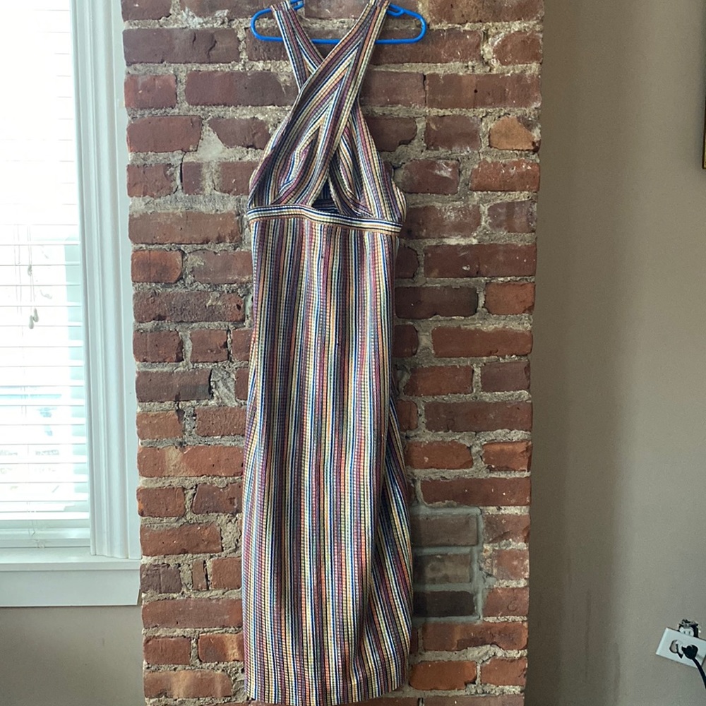 Urban Outfitters | multicolor sexy midi dress